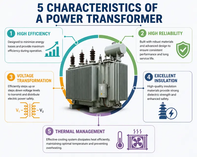 Bir güc transformatorunun bilməli olduğunuz 5 xüsusiyyəti