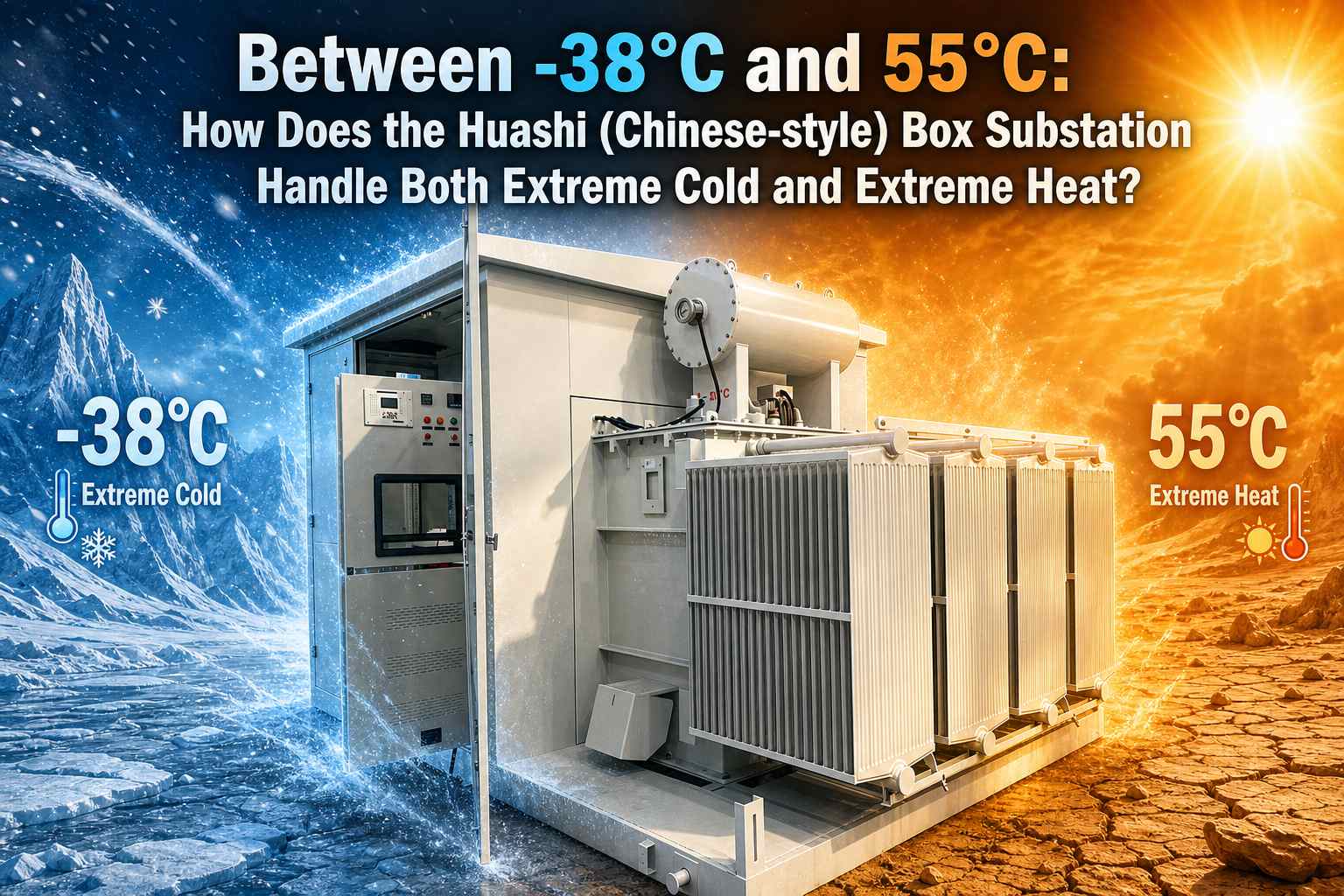 -38°C ilə 55°C arasında: Huashi (Çin tipli) Box Yarımstansiyası necə işləyir